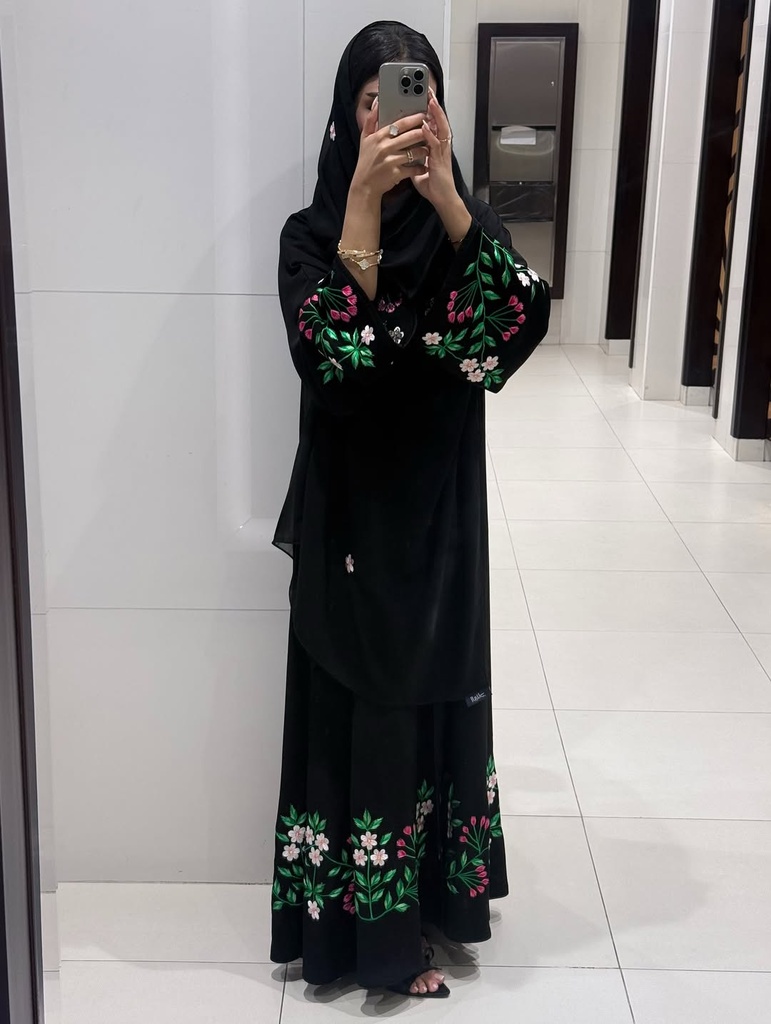 Classic Black Abaya B10