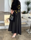Classic Black Abaya B12