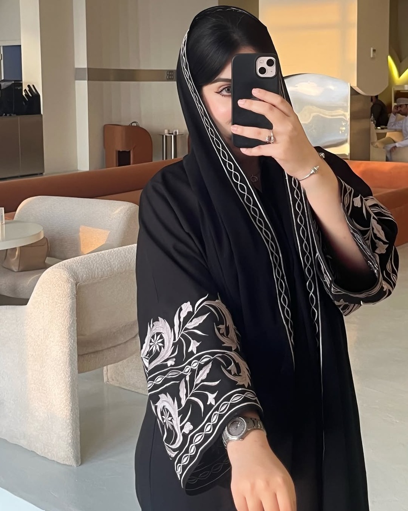 Classic Black Abaya B13