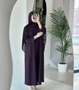 Flared Abaya Mauve