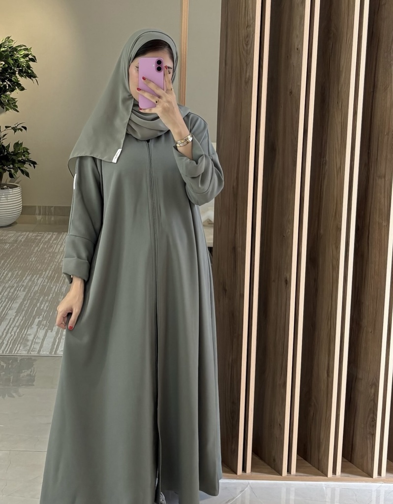 Flared Abaya Mint