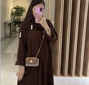 Flared Abaya Brown